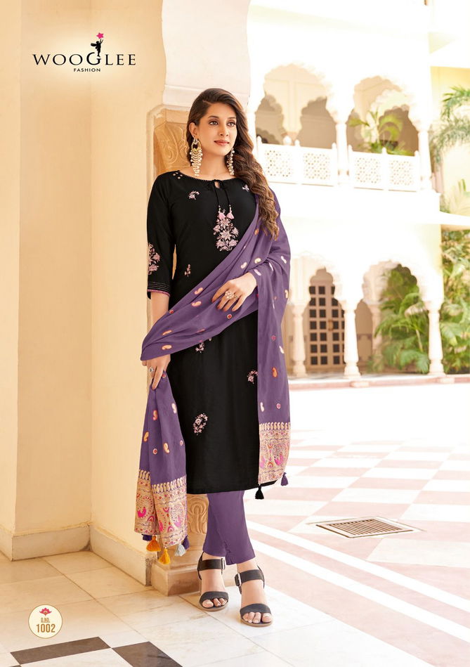 Raksha By Wooglee Viscose Weaving Heavy Designer Readymade Suits Wholesale Price In Surat